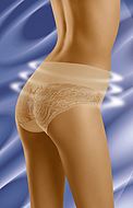 Shaping panties, slightly higher waist, partially lace back, belly control